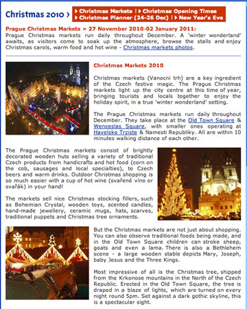 Christmas in Prague