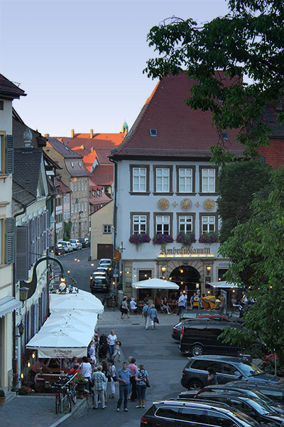 Bamberg at dusk