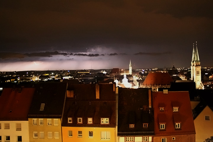 Lightning over Nuremberg