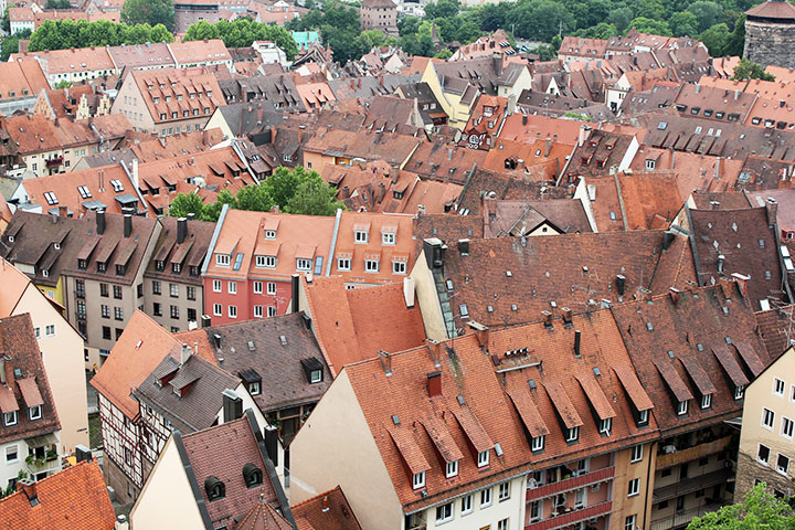 View from Nuremberg castle